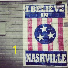 I Believe In Nashville Wall Mural I Believe In Nashville