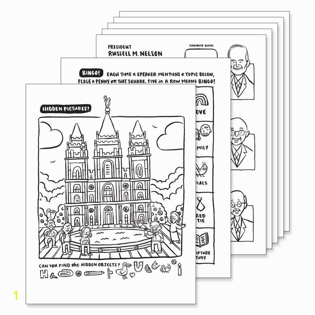 I Spy Coloring Pages April 2019 General Conference Coloring Pages Pdf Download
