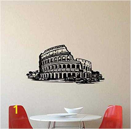 Italian themed Wall Murals Amazon Diuangfoong Coliseum Wall Decal Rome Italian