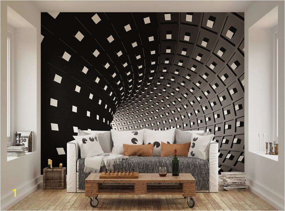 Kitchen Wall Murals Uk Ohpopsi Abstract Modern Infinity Tunnel Wall Mural Amazon