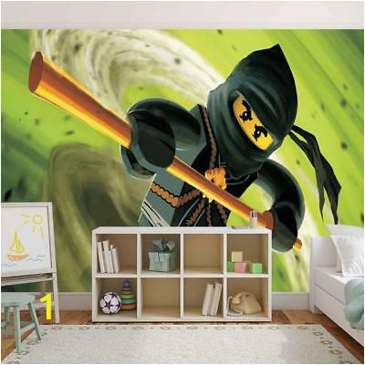 lego ninjago photo wallpaper woven self adhesive wall mural art kids room m144