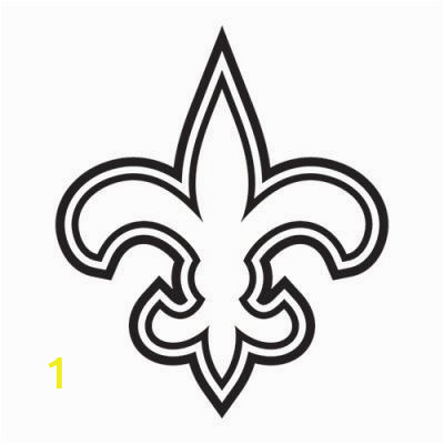 New orleans Saints Coloring Pages Fleur De Lis Decal New orleans Saints by Swampkatkreations