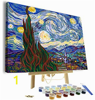 Paint by Number Wall Mural Kits Adults Amazon Paint by Numbers for Adults Framed Canvas and