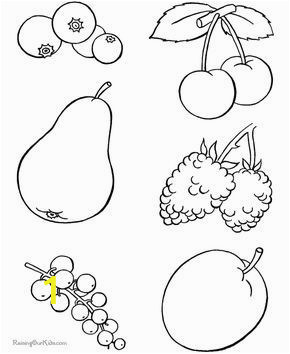 Printable Fruit Coloring Pages Pin by Jelena StanivukoviÄ On Sheet