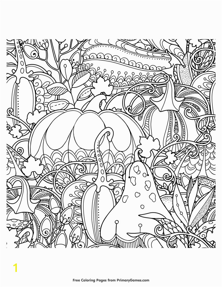 Pumpkin Leaf Coloring Page 315 Kostenlos Herbstmandala