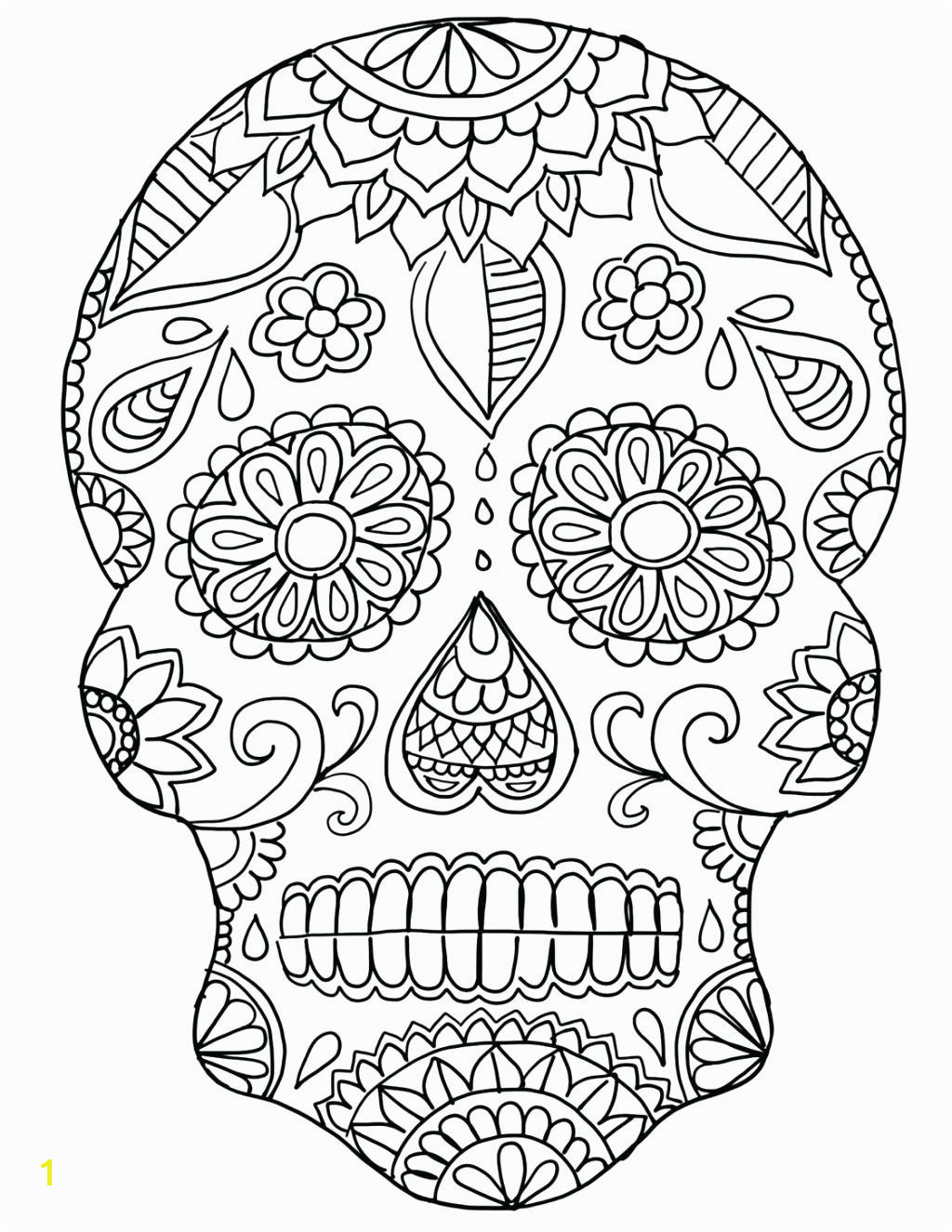 free adulte coloring pages lagunapaper co marvelous sugar skull for kids female book easy