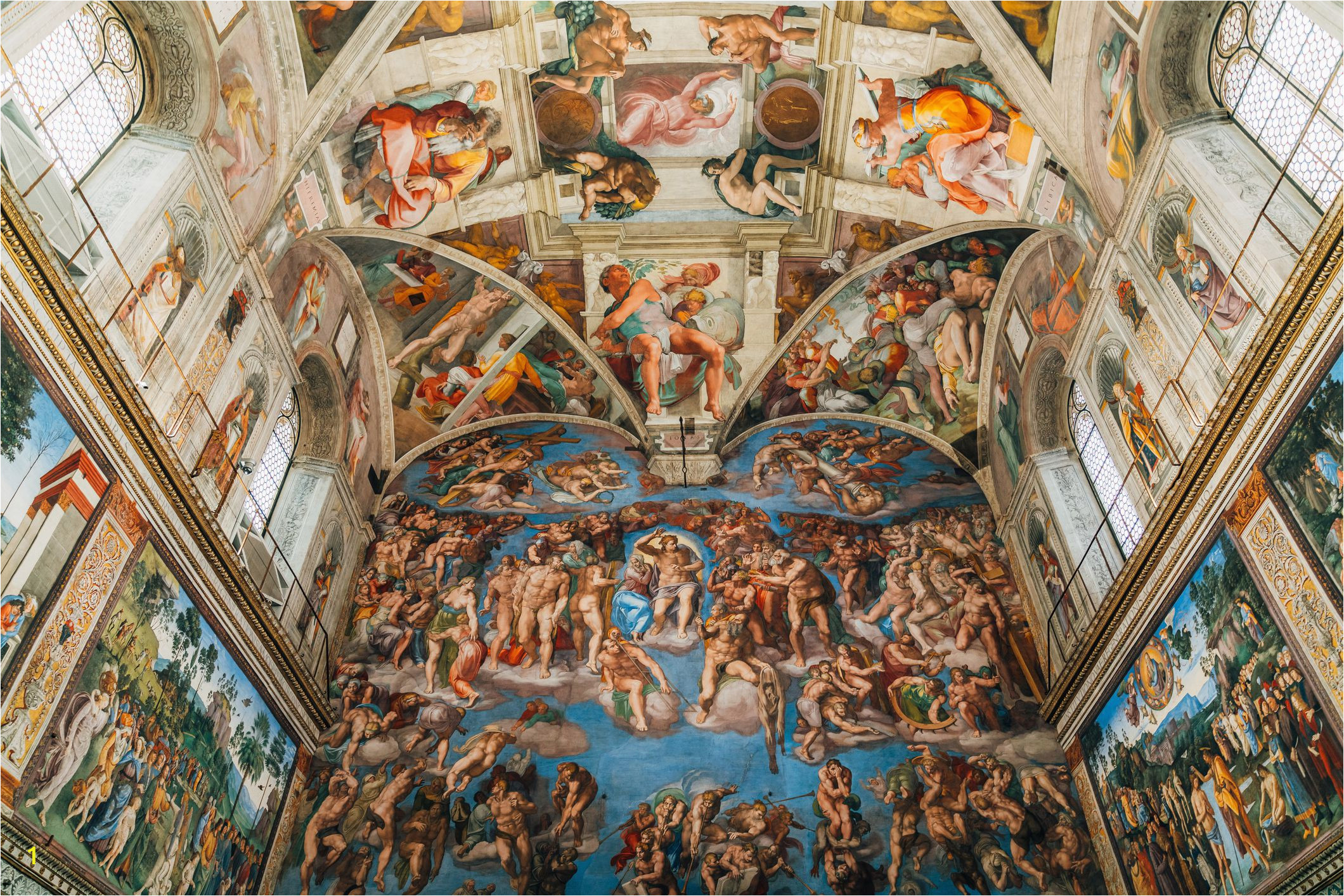 Mural Sistine Chapel In Living Room