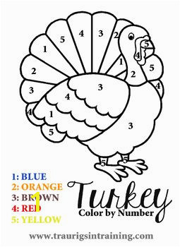 Thanksgiving Coloring Pages Free Color by Number Thanksgiving Turkey