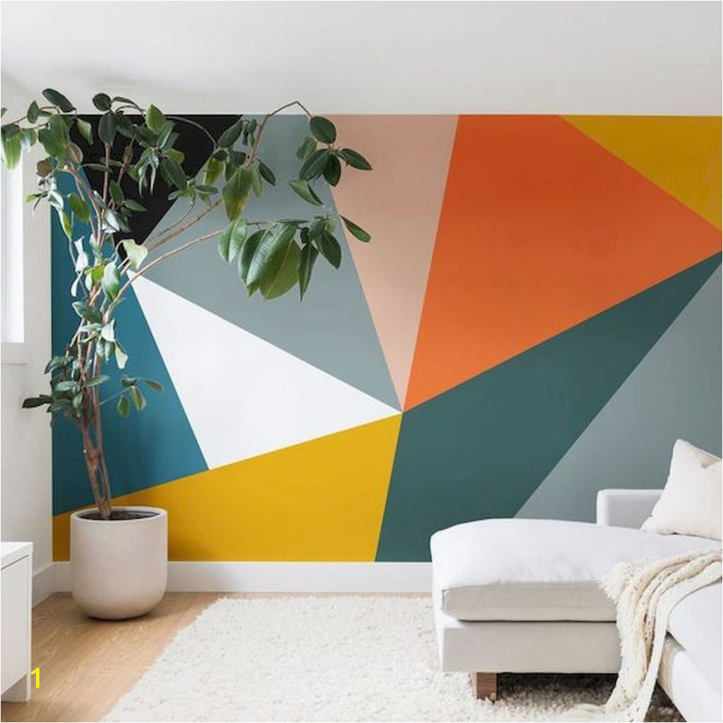 Tonal Circles Wall Mural 60 Best Geometric Wall Art Paint Design Ideas 1