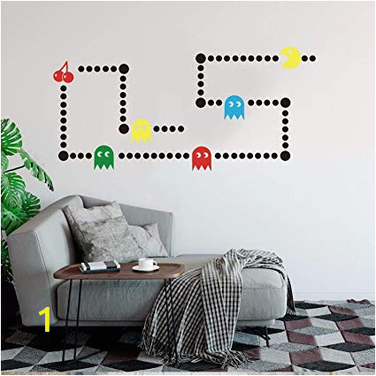 Transfer Paper for Wall Murals Amazon Pacman Game Wall Decal Retro Gaming Xbox Decal