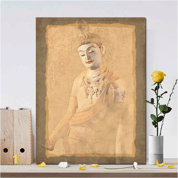 Wall Art Home Decor Murals 2019 Beautiful Murals Posters and Prints Wall Art Painting Canvas Buddha Decorative for Living Room Home Decor No Frame From