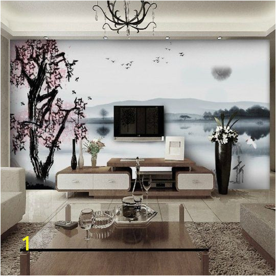 Wall Mural Behind Tv Use Super Size Walls Murals to Reduce the Presence Of