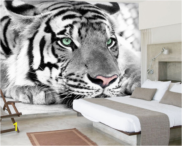 White Tiger Wall Mural Bacaz 8d Mural White Tiger Wall Art 3d Wallpaper Animal Tiger Mural 3d Wall Mural Wall Paper for Bedroom Background Home Decor Popular Wallpapers