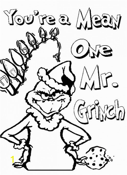 Christmas Coloring Pages Printable Grinch Grinch Christmas Printable Coloring Pages