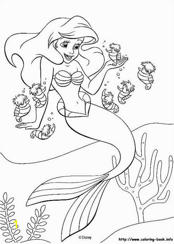 Coloring Pages Disney Little Mermaid Little Mermaid Coloring Pages