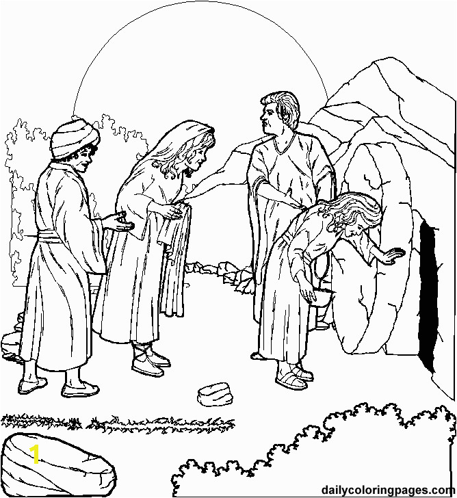 Coloring Pages for Jesus Resurrection | divyajanan