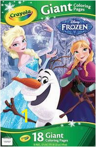 Crayola Giant Coloring Pages Disney Princess Frozen Giant Coloring Book