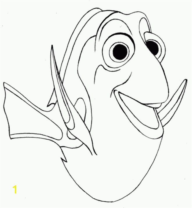 Disney Coloring Pages Finding Nemo Malvorlage Nemo