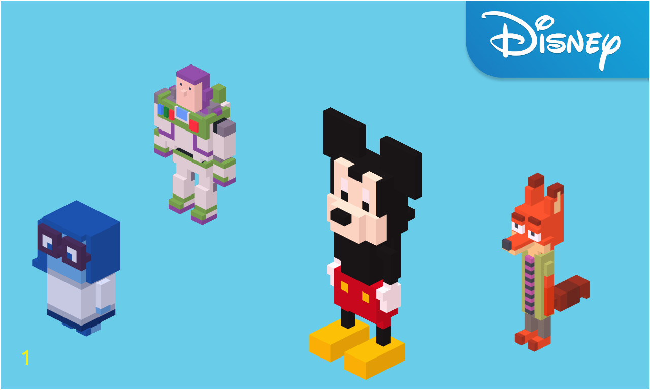 Disney Crossy Road Coloring Pages Disney Crossy Road Apps