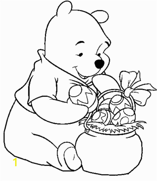 Disney Easter Printable Coloring Pages Pooh Easter Eggs Disney Coloring Pages