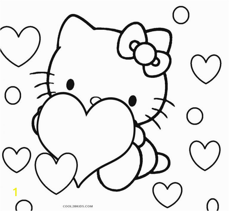 Free Downloadable Hello Kitty Coloring Pages Hello Kitty Coloring Pages with Images