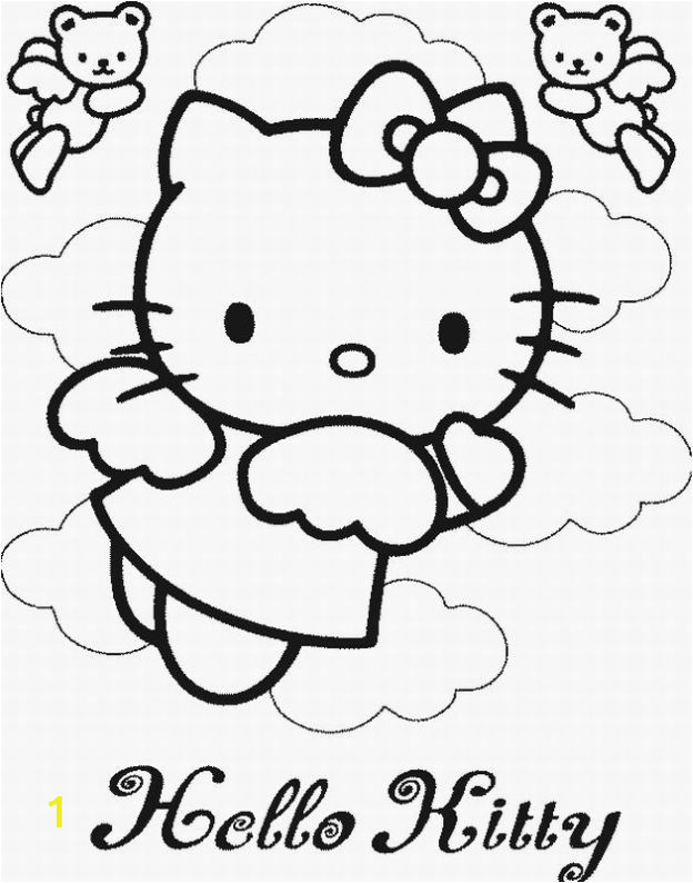 Free Downloadable Hello Kitty Coloring Pages What Color is Hello Kitty Coloring Home