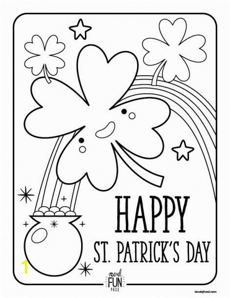 Free Printable St Patrick S Day Coloring Pages Pin by Elizabeth Wright On St Patrick S Day In 2020 with