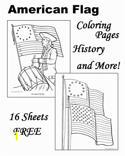 Free Printable Us Flag Coloring Pages American Flag