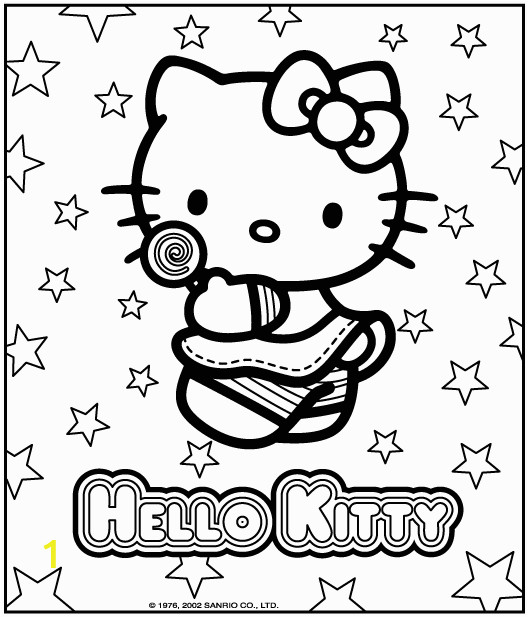 10 Sweet Hello Kitty Baking Coloring Pages for Kids