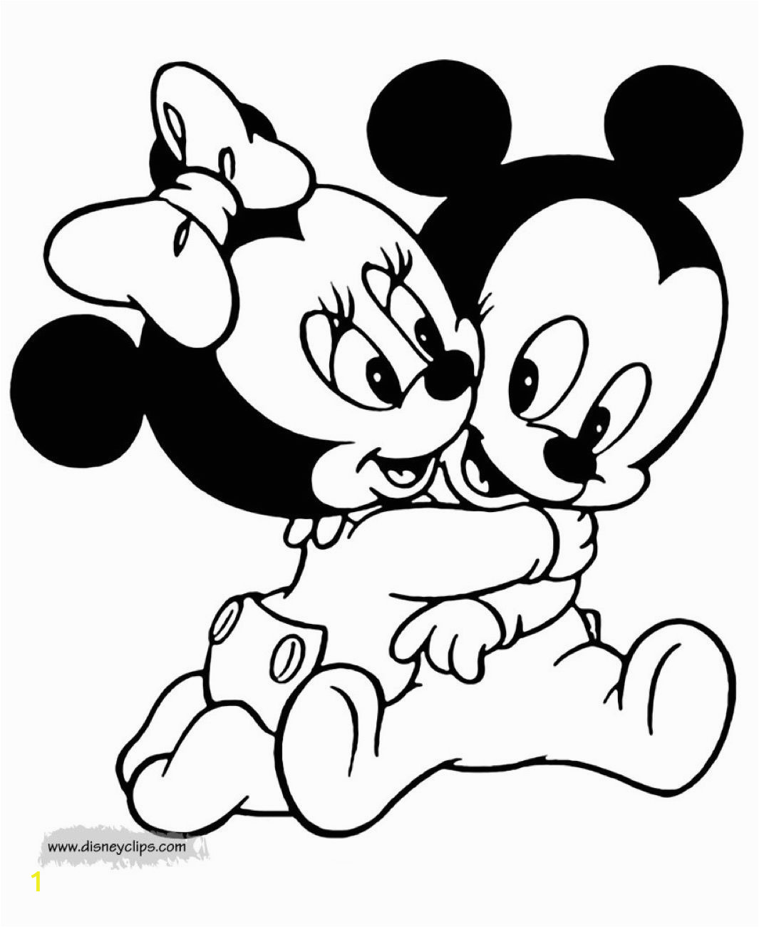 Minnie Mouse Coloring Pages Disney Colouring Page