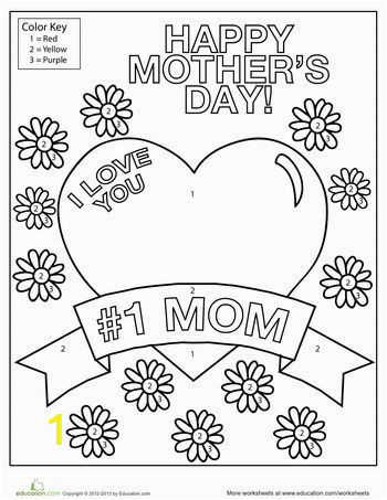 Mothers Day Coloring Pages Printable I Love You Mom