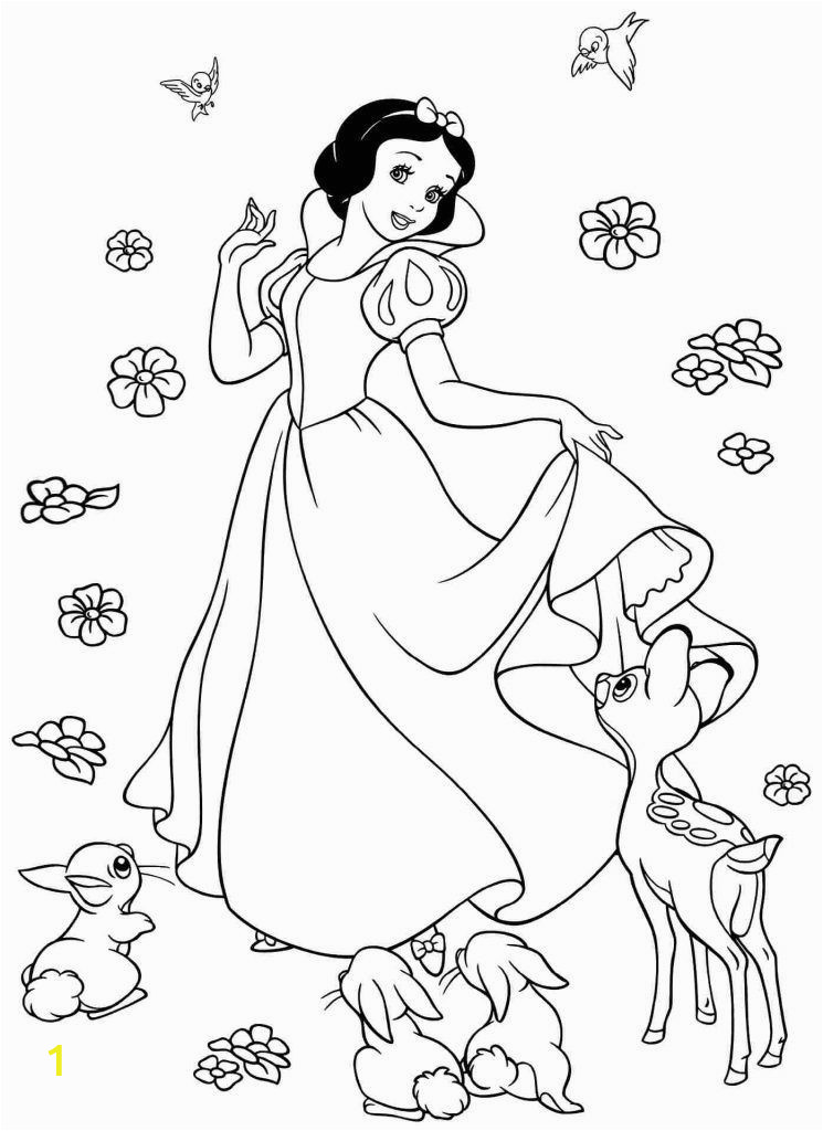 Snow White Coloring Pages Disney Snow White Coloring Pages