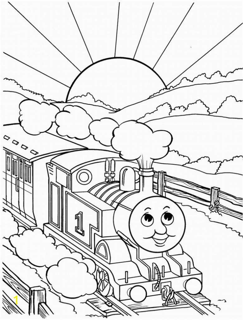 Train Coloring Book for Adults Thomas the Train Color Pages 7801 024 Pixels