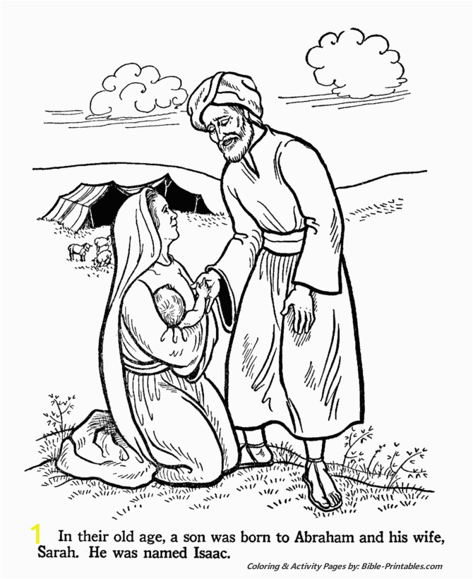 Abraham and Sarah Coloring Pages Sunday School Abraham and Sarah