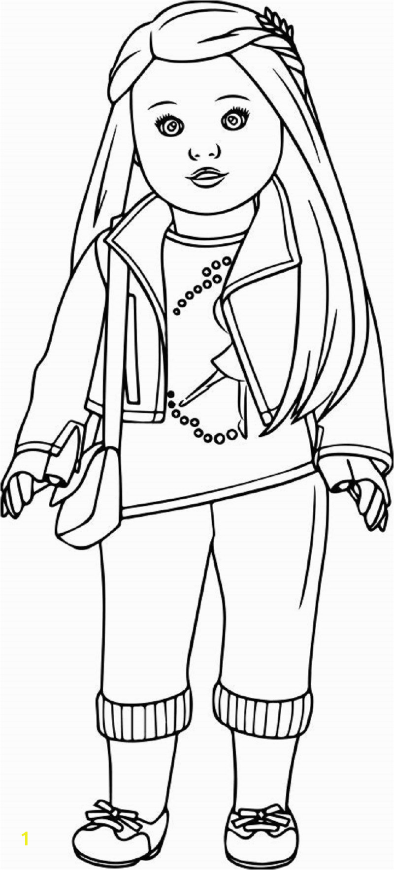American Girl Coloring Pages to Print American Girl Doll Coloring Pages