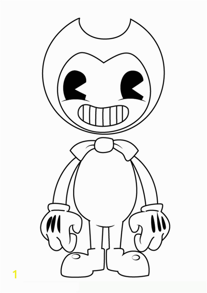 Bendy and the Ink Machine Coloring Pages Bendy and the Ink Machine Coloring for Kids