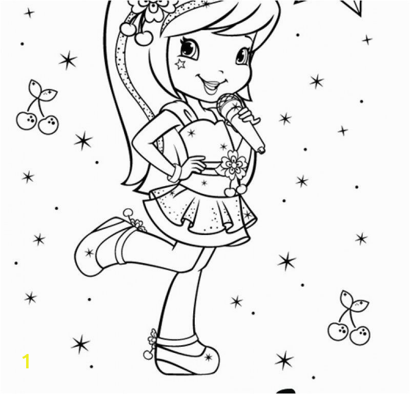 Cherry Jam Strawberry Shortcake Coloring Pages Cherry Jam Coloring Pages Coloring Home