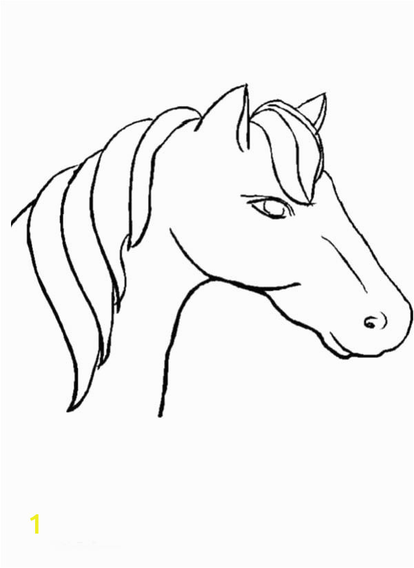 Coloring Pages Of A Horse Head Coloring Pages Horses Heads Ribbon Print Coloring Home