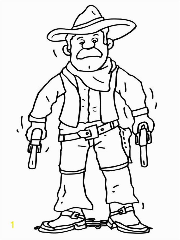 Cowboy Coloring Pages to Print Free Cowboy Coloring Pages Free Printable Cowboy Coloring Pages