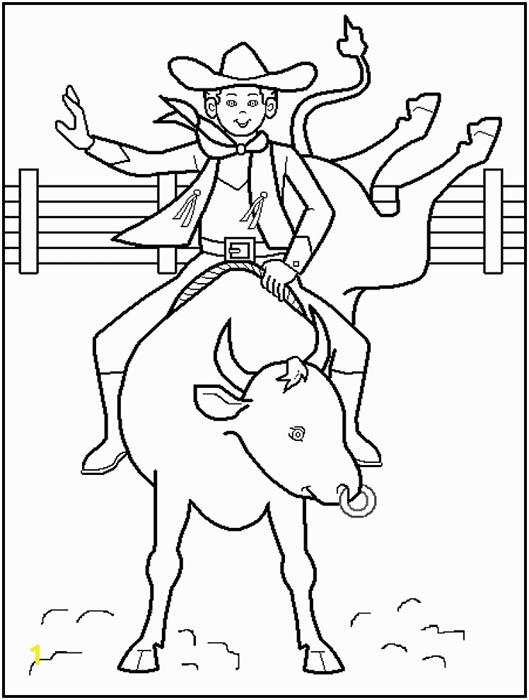 Cowboy Coloring Pages to Print Free Free Printable Cowboy Coloring Pages for Kids