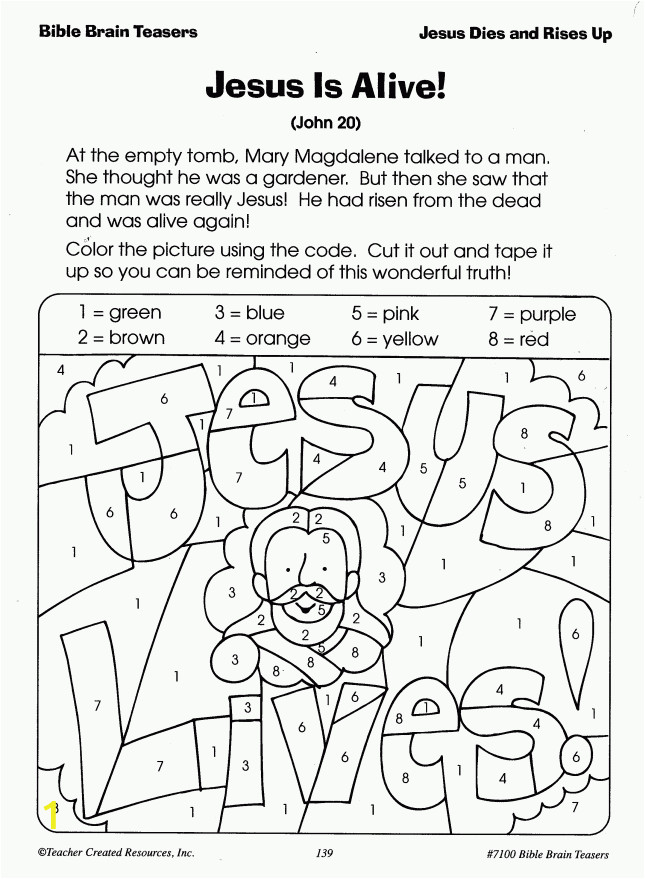 Easter Coloring Pages Jesus is Alive Coloring