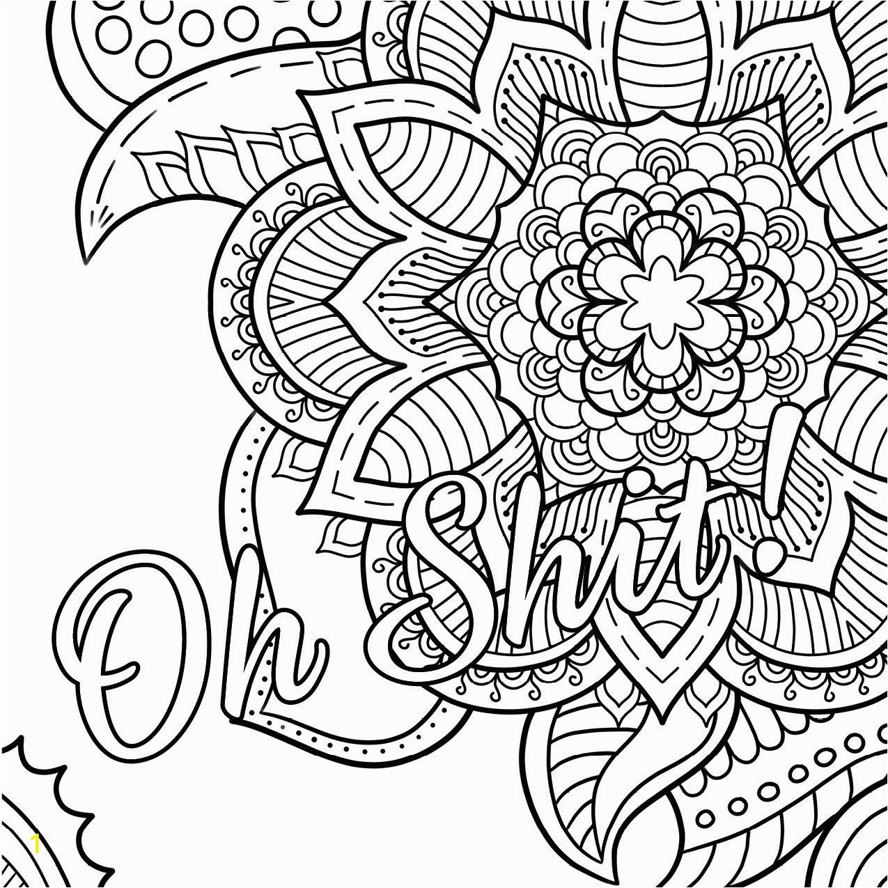 Free Printable Coloring Book Pages for Adults Swear Words Swear Word Coloring Book 2 Free Printable Coloring Pages