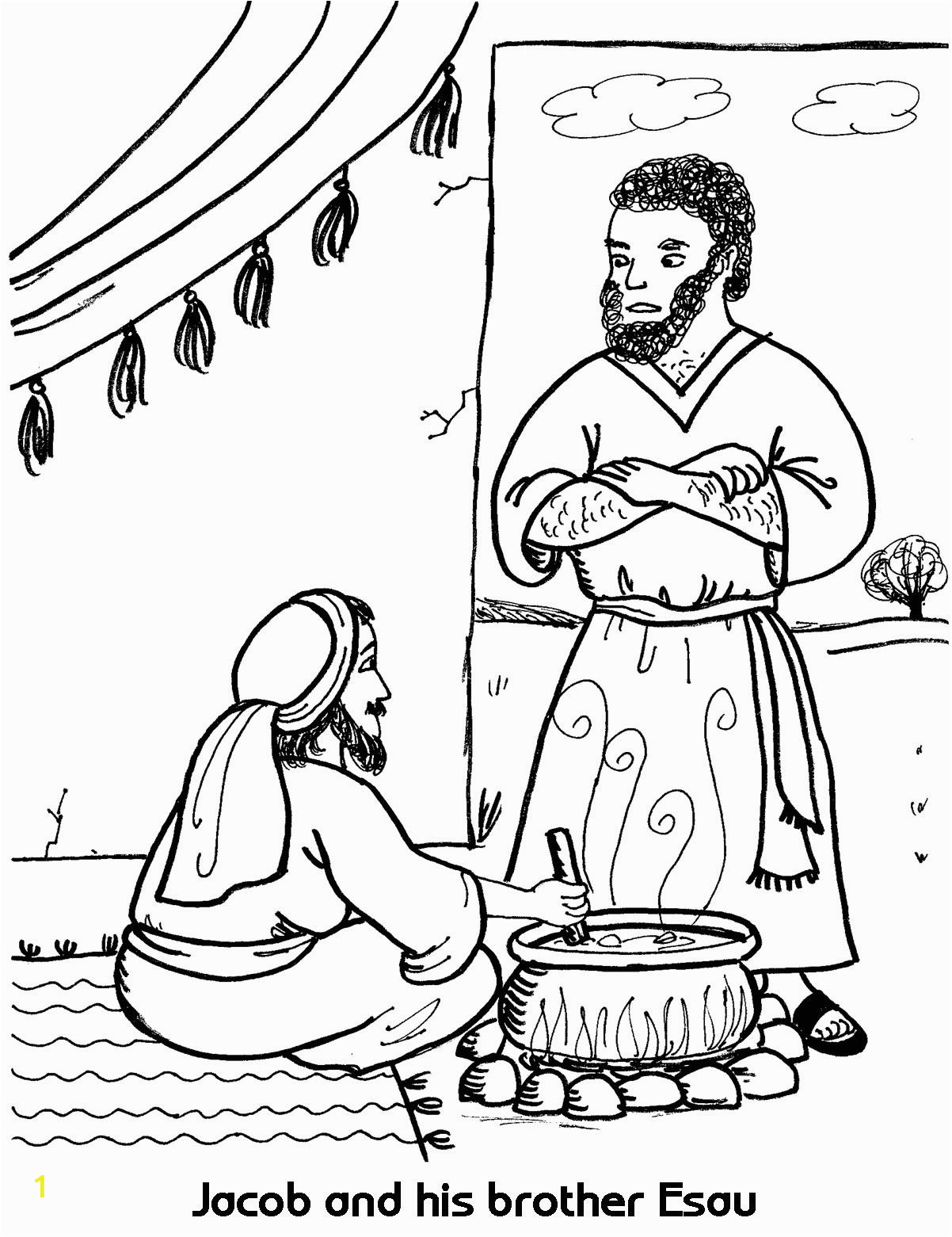 Free Printable Coloring Pages Of Jacob and Esau Jacob Meets Esau Coloring Pages Coloring Home