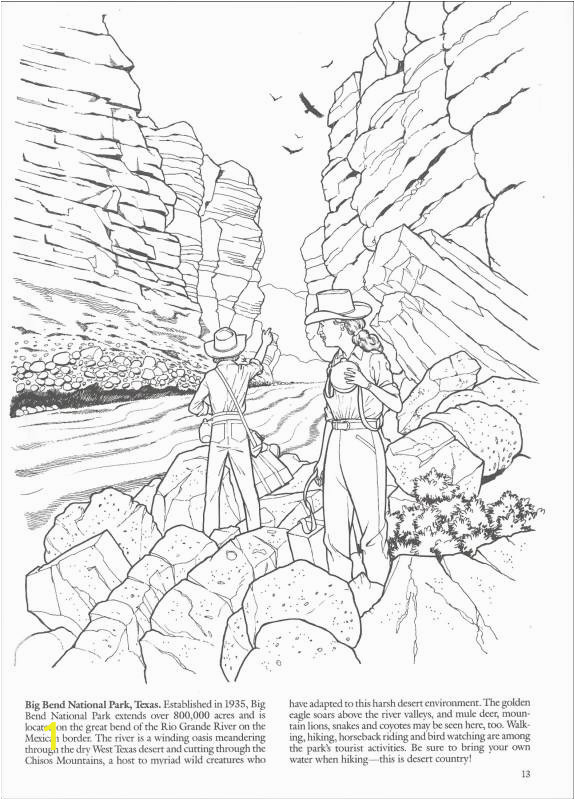 Free Printable National Parks Coloring Pages National Park Coloring Download National Park Coloring
