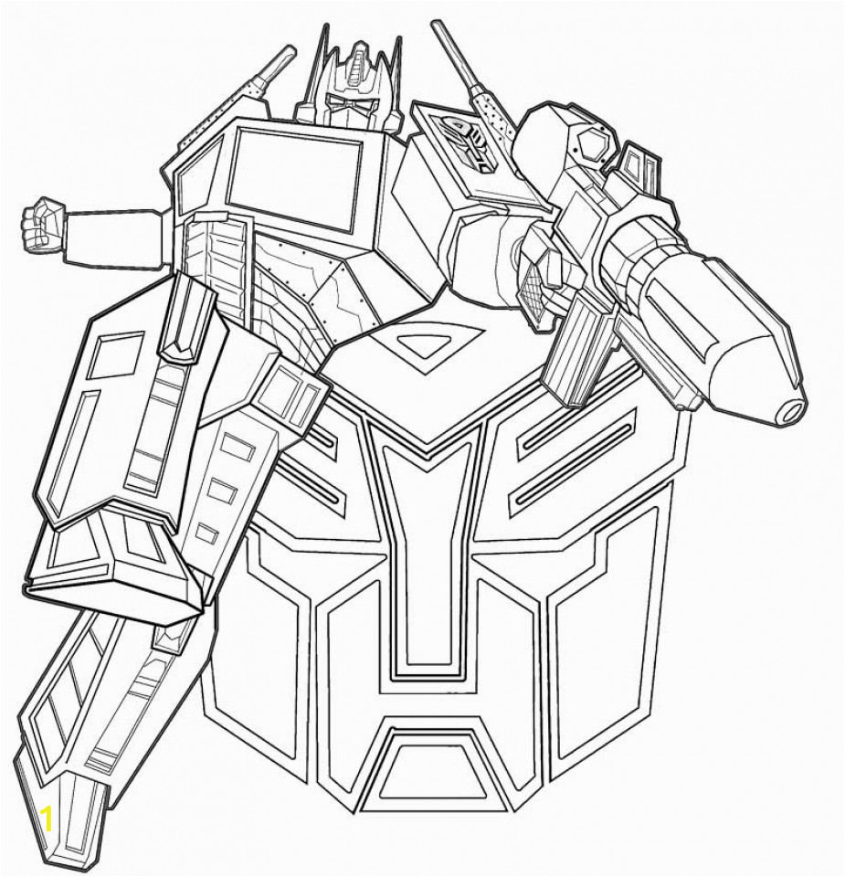 online optimus prime coloring page for kids sz5em