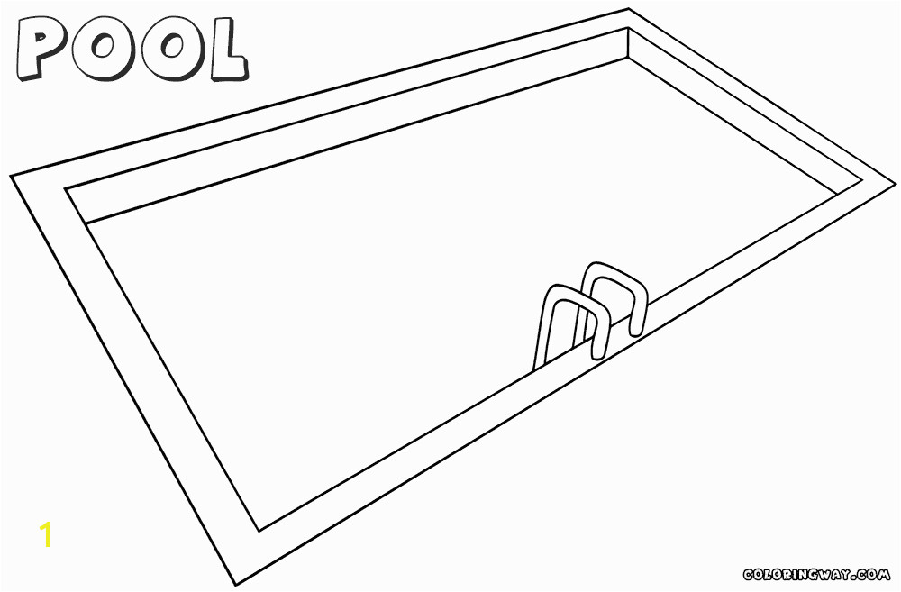 Free Printable Swimming Pool Coloring Pages Pool Coloring Pages