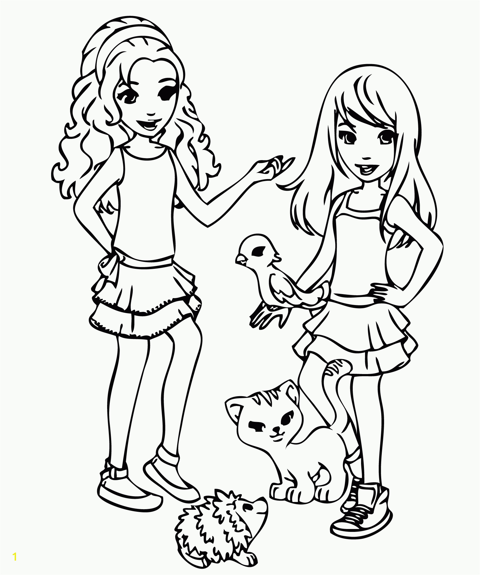 Lego Friends Coloring Pages to Print Lego Friends Coloring Pages Printable Free Coloring Home