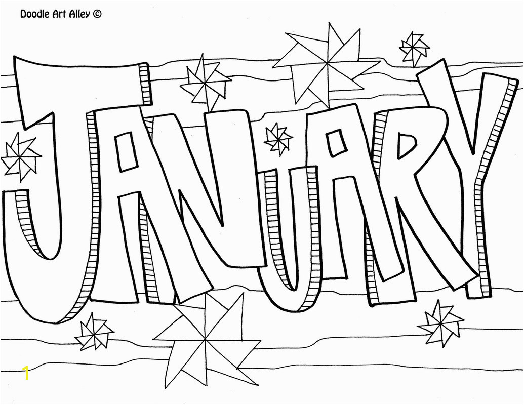 Months Of the Year Coloring Pages Months Of the Year Coloring Pages Classroom Doodles