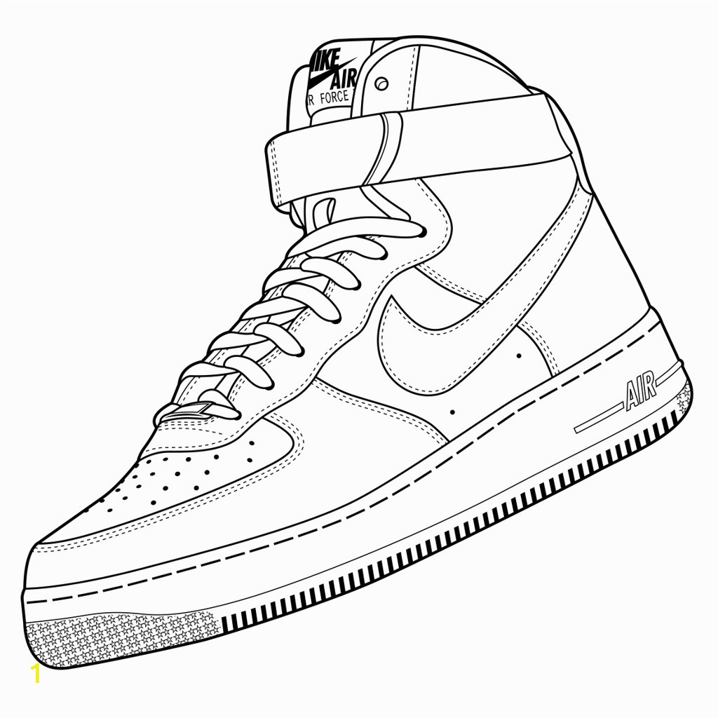 Nike Air Force One Template