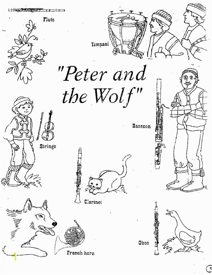 Peter and the Wolf Coloring Pages 22 Best Images About Squilt Peter and the Wolf On